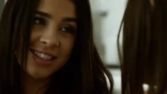 Teen brunette facesitted by cute friend