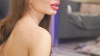While Watching porn video – Petite Woman Uses Her Soft Fingers To Her Pussy