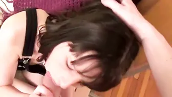 Lil tammy sucks cock in POV
