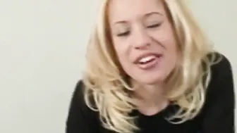Cock sucking teen Morgan gives naughty BJ