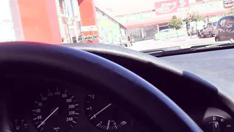 German blonde fitness bitch pick up on street for real date