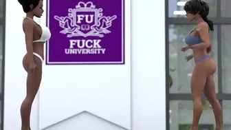 Ebony Lesbian Schoolgirls Graduate Fuck University