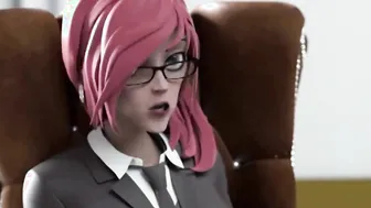 Hentai FUTA Teacher Fucks Busty Female Teacher