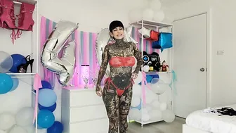 Sheer Black and Red Skimpy Micro Bikini try on Melody Radford Onlyfans