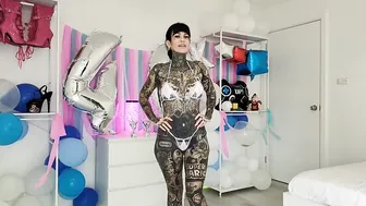 Sheer Black and Red Skimpy Micro Bikini try on Melody Radford Onlyfans