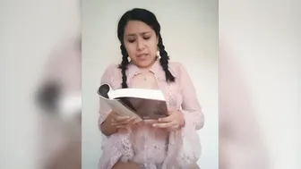 The Professor Is Reading But Her Concealed Sex Toy Keeps Breaking Her Concentration (Preview)