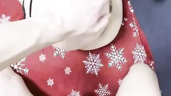 Wearing Black Underwear for American Monstercock