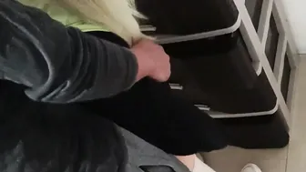 My stepsister caught her hand into the dresser and when I saw her bend over and all eager for me to help her and rub my erect penis we ended