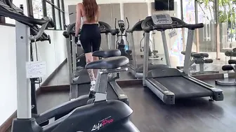 A man secretly recorded women inside the gym on the scene went up to her and offered oral sex into the WC