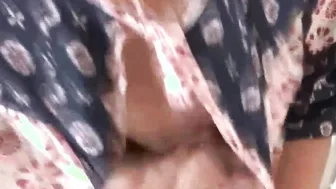 Compilation - 58 year older older hot flashing her lovely titties before gets banged