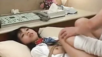 A meekly tied up Japanese stepdaughter