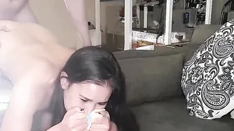 Hardcore rough painal ass to mouth fuck with big cum facial