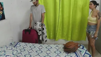I take advantage of staying with my freaky stepsister into a hotel room and she swallows all my cum-FULL STORY