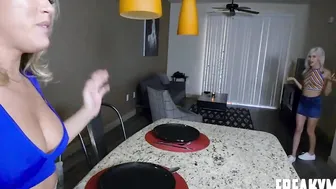 milf Getting Caught Sucking Off Electrician  Getting Step Daughter To Join Into
