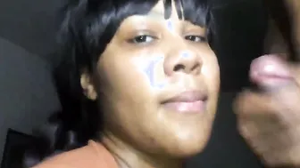 Beautiful face fat butt stepsister