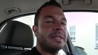 Skinny german blonde bitch pick up in public for real fuck date