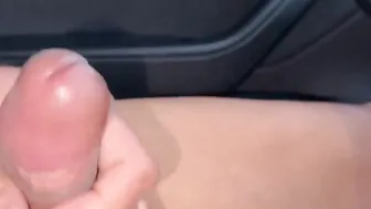 Jizzed into the vehicle