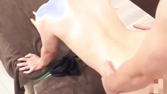 #5 A Client Into Her Early Twenties Is Inside Deep Relaxation During An Oil Strokes. Her Gigantic Breasts Are Rubbed Until She Getting Sexually Aroused And Has Sex With Her
