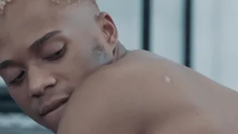 Black jock got his ass rimmed and ass fucked in the gym