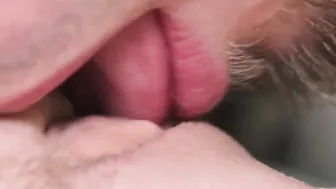 TWAT LICKING. Close up clitoris licking vagina fingers and real female orgasm. Noisy groaning orgasm