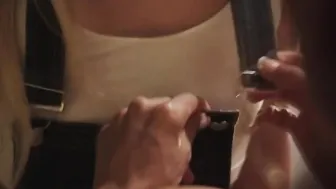 Hot bigtits transsexual Foxxy licks and fucks females pussy