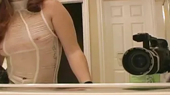 Redheaded Vixen Masturabtes In Her Home With A Sex Toy Collection