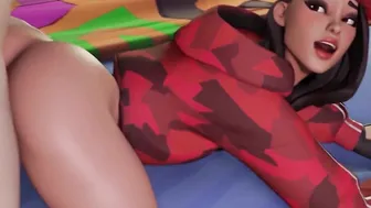 Beauty butt 3D Fortnite sex compilation
