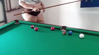 PREVIEW OF TIFFANY MONTAVANI SHOWING BOOTY PROFESSIONAL DODO PITBUL AND HAVING FUN BILLIARDS AT CUCKCOUDS HOUSE AND EATED HIS VAGINA AND BUTT AT THE SAME TIME WITH A BILLIARD POKE