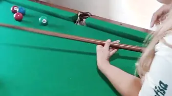 PREVIEW OF TIFFANY MONTAVANI SHOWING BOOTY PROFESSIONAL DODO PITBUL AND HAVING FUN BILLIARDS AT CUCKCOUDS HOUSE AND EATED HIS VAGINA AND BUTT AT THE SAME TIME WITH A BILLIARD POKE