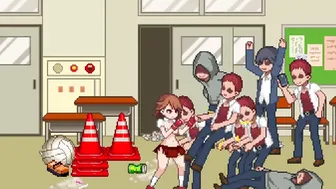 School Dot Fight | A fighter cant resist the penises of the men thirsty for snatch and getting her cunt and booty banged perfectly to got stuffed | Anime Games