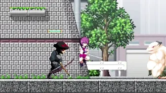 Samurai Sacrament |Stage 2| Woman with sword fails her mission by gets her anus drilled by monsters with powerful dick ready to cum | Animated Game Gameplay |P2