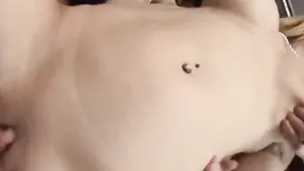 Cunt plowed bukkake skank Amber Ashley