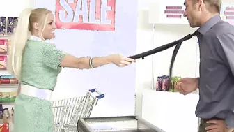 CINDY BEHR - Gets Strong Plowed While At Work