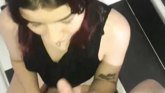 Domestic worker offer me a tasty oral until I cum into her mouth-pov-COMPLETE STORY