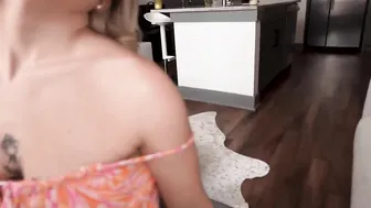 Stepmom catches step-daughter giving stepdad a oral sex