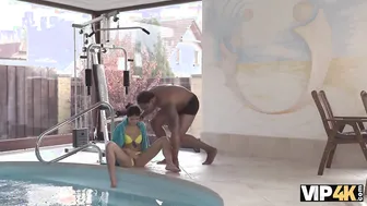 VIP4K. Put-upon cunt with mouth dig interracial sex taking r. on stepdad
