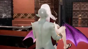 3D Porn - Succubus and Monster Three-Way
