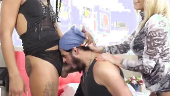 TS Isabela Fontenele and Her GF Punish a Thief