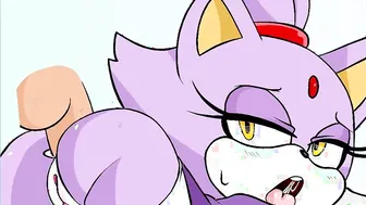 Blaze the Cat - Anal Sex pov [Sonic Porn]