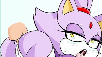 Blaze the Cat - Anal Sex pov [Sonic Porn]