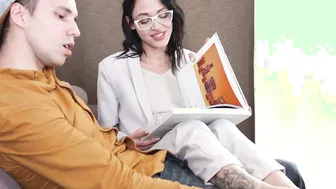 Fucking sexy nerdy brunette 2