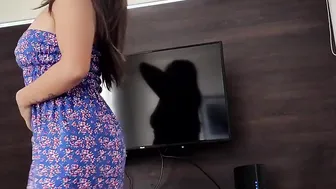 Gigantic butt Hispanic dancing and fucking
