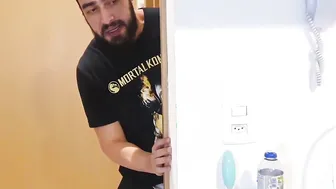 Boss ate me inside the kitchen