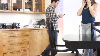 Chanel Preston Plowed Rough While on the Phone