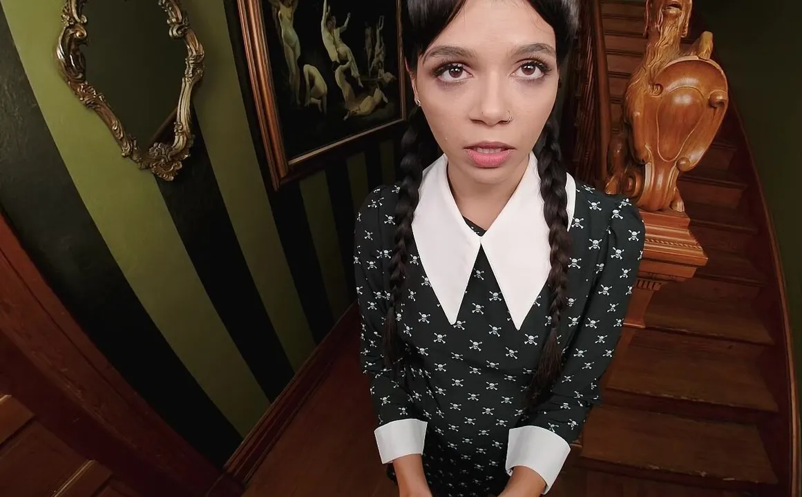 VR Conk Harley Haze as horny Wednesday Addams hardcore fuck VR Porn  4kPorn.XXX