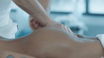 Black youngster rimmed and ass fucked by big cocked masseur