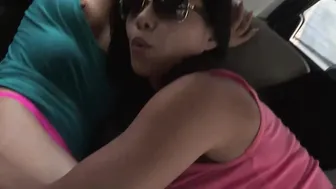 Kalina Ryu On-The-Road Outside Dyke Sex