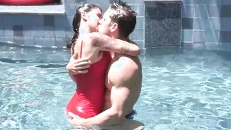 Dana Vespoli and Johnny Castle milf by the Pool Fucking