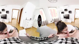 School's Out But My Hot Step-Sister Is In - POV Blowjob & Creampie