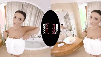 Bath Time Fun with Sexy Blonde Babes - Old Man Fucks Two Hot Girls